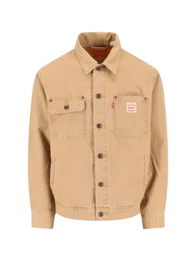 Levi's Sunrise Trucker Jacket In Burgundy