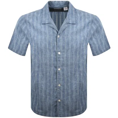 Levi's Levis Sunset Camp Short Sleeved Shirt Blue