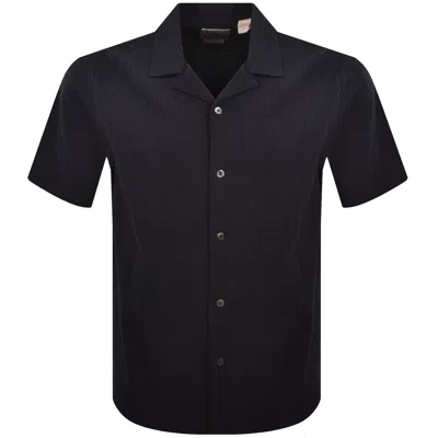 Levi's Levis Sunset Camp Short Sleeved Shirt Navy In Blue