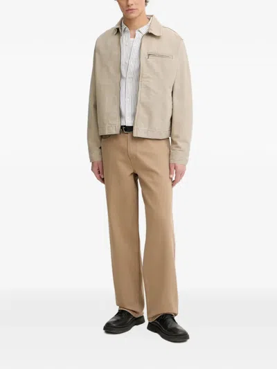 Levi's Sunset Patch-pocket Striped Shirt In Brown
