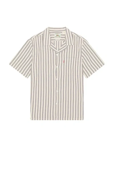 Levi's Short Sleeve Sunset Standard Camp Shirt In Neutral