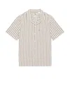 Levi's Short Sleeve Sunset Standard Camp Shirt In Neutral