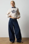 Levi's Super Baggy Barrel Jean In Shaded View, Women's At Urban Outfitters In Blue