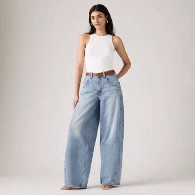 Levi's Super Baggy Barrel Women's Jeans 33x30 In Blue