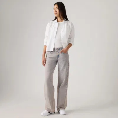 Levi's Superlow Loose Jeans In Gray