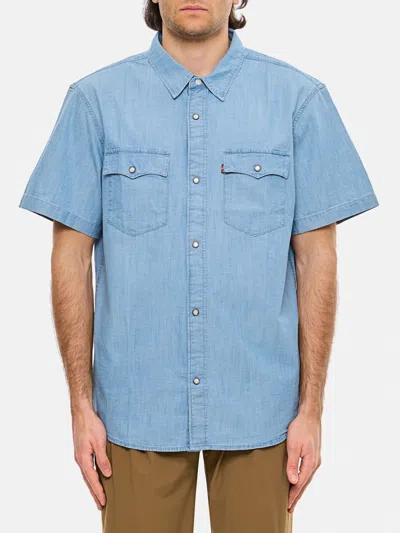 LEVI'S SHIRT LEVI'S MEN COLOR GNAWED BLUE,H02636011