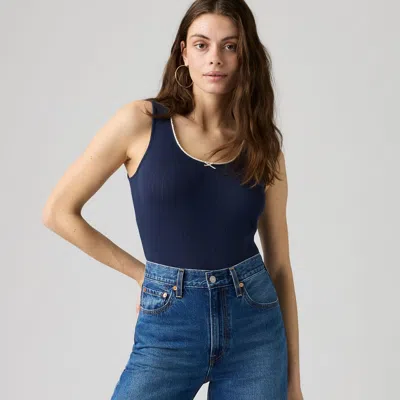 Levi's Sweetie Sleeveless Top In Blue