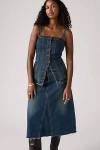 Levi's Tailored Bustier In Blue