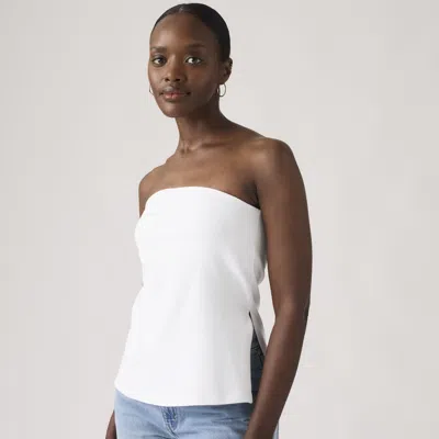 Levi's Talia Tube Top In White