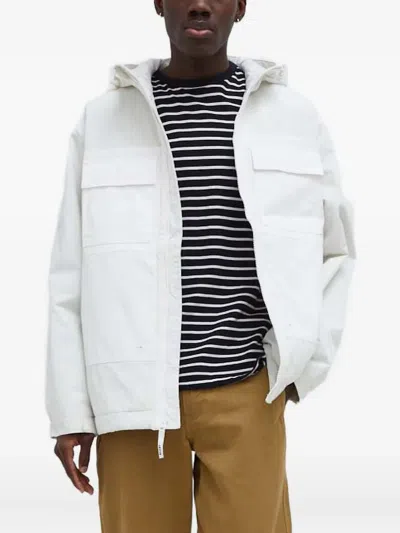 Levi's Tamalpais Pocket Hooded Jacket In White