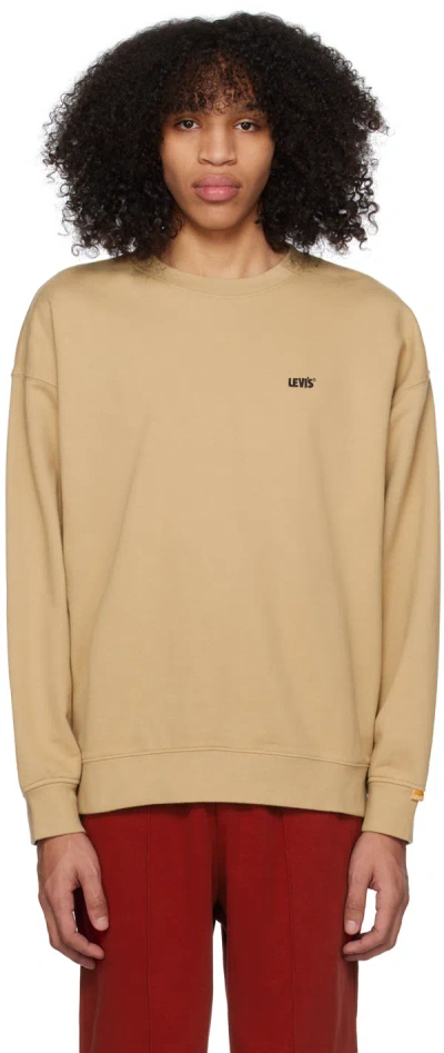 Levi's Tan Crewneck Sweatshirt