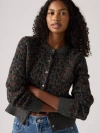 Levi's Tara Wooly Cardigan In Animal Print