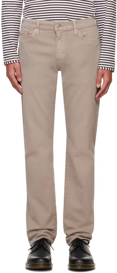 Levi's Taupe 511 Slim Fit Jeans In Craft Paper Gd