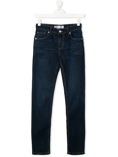 Levi's Teen Stonewashed Jeans In Blue