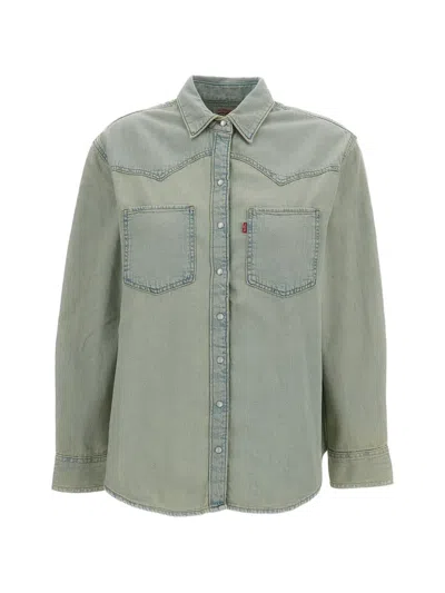 Levi's Teodora Chest-pocket Shirt In Blue