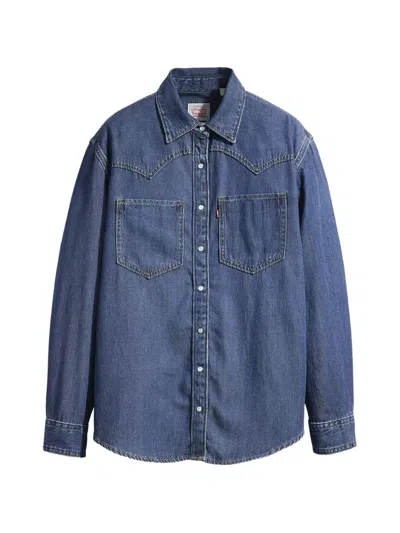 Levi's Teodora Western Shirt In Blue