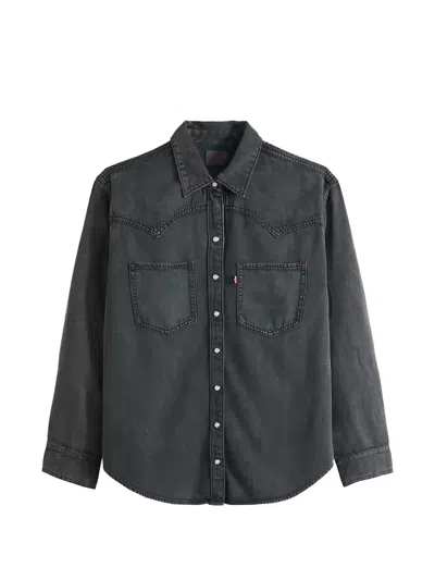 Levi's Teodora Western Shirt In Gray