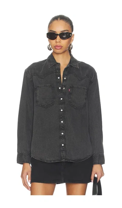 Levi's Teodora Western Shirt In Gray
