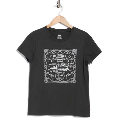 Levi's® The Perfect Cotton T-shirt In Black