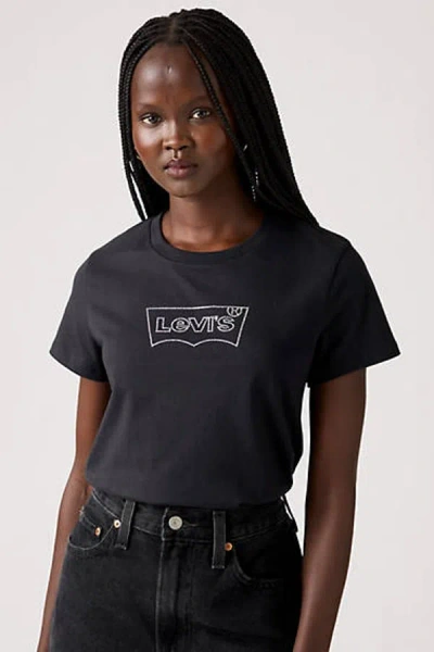 Levi's The Perfect Tee In Black
