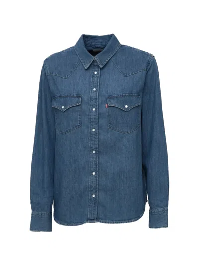 Levi's The Ultimate Western Denim Shirt In Blue