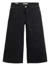 Levi's Tie-belt Cotton Jeans In Black