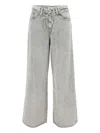 Levi's Womens Grey Xl Straight-leg Denim Jeans In Gray