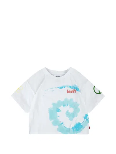 Levi's Kids' Tie-dye Logo-embroidered T-shirt In Multi