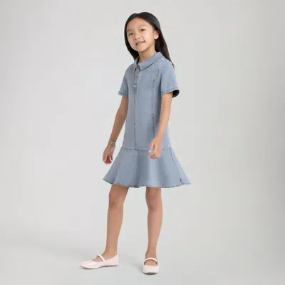 Levi's Tiered Dress Little Girls 4-6x 4 In Marin Babe