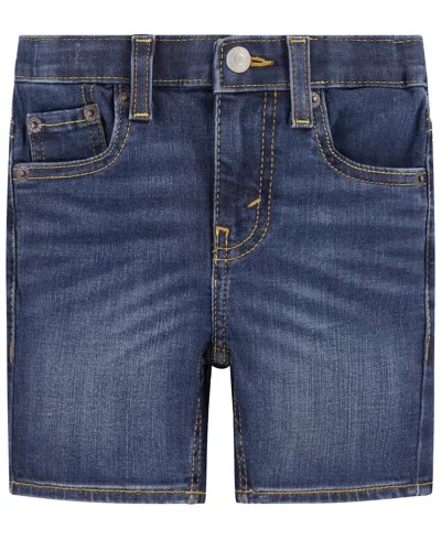 Levi's Babies' Toddler Boys 2t-4t Slim Fit Eco Performance Shorts In Blue
