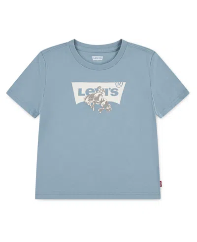 Levi's Babies' Toddler Boys Bucking Batwing T-shirt In Blue