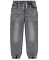 Levi's Toddler Boys Relaxed Fit Denim Joggers In Black