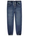 Levi's Toddler Boys Relaxed Fit Denim Joggers In Blue