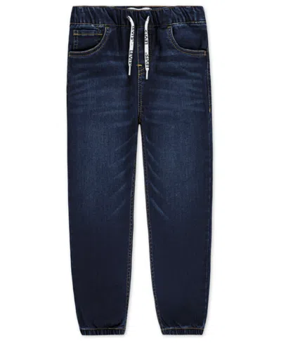 Levi's Babies' Toddler Boys Relaxed Fit Denim Joggers In Blue