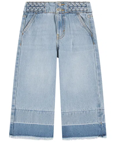 Levi's Babies' Toddler Girls' 2t-4t Braided High Rise Baggy Jeans In Blue