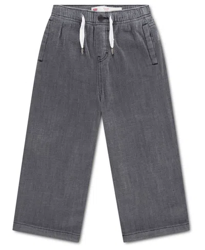 Levi's Kids' Toddler Girls' 2t-4t Luxe Denim High-rise Baggy Jeans In Gray