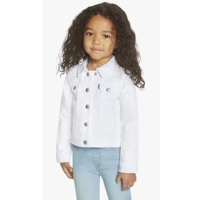 Levi's Toddler Girls 2t-4t Trucker Jacket 4t In White