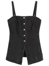 Levi's Top Bustier  In Black