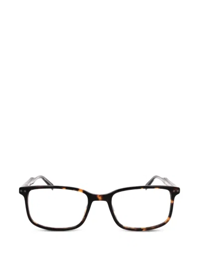 Levi's Tortoiseshell-effect Rectangle-frame Glasses In Brown