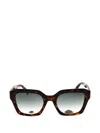 Levi's Tortoiseshell-effect Rectangle-frame Sunglasses In Multi