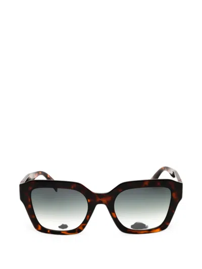 Levi's Tortoiseshell-effect Rectangle-frame Sunglasses In Multi