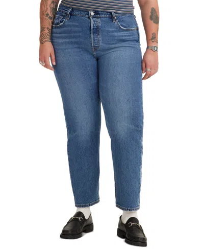 Levi's Trendy Plus Size 501 Cotton High-rise Jeans In Salsa In Sequence