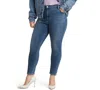 Levi's Trendy Plus Size 721 High-rise Skinny Jeans In Blue