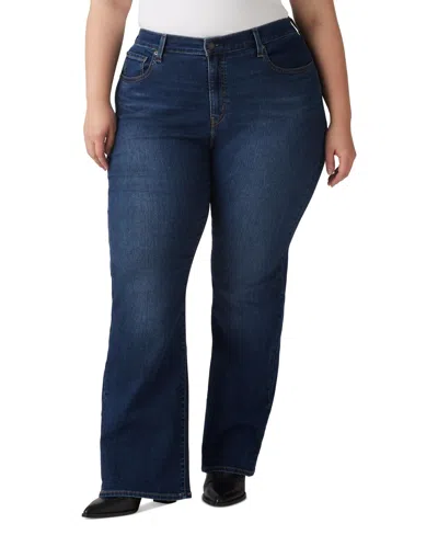 Levi's Trendy Plus Size 725 High-rise Bootcut Jeans In Blue