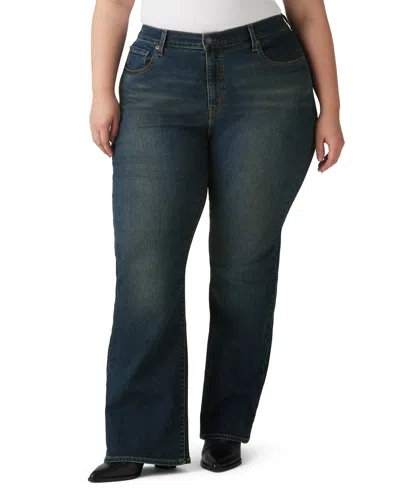 Levi's Trendy Plus Size 725 High-rise Bootcut Jeans In Blue
