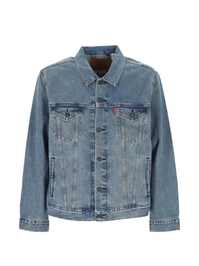 Levi's Trucker Button-up Denim Jacket In Blue