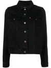 Levi's Ex-boyfriend Trucker Jacket In Black