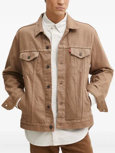 Levi's Trucker Denim Jacket In Brown