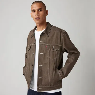Levi's Trucker Jacket In Brown