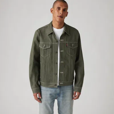 Levi's Trucker Jacket In Green